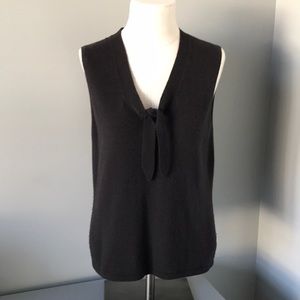 Sleeveless Cashmere Top